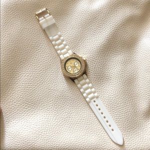 Charming Charlie, White Silicone Watch